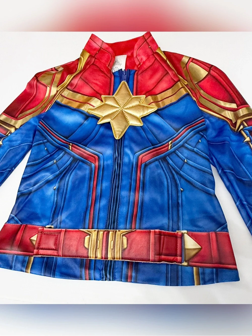 Disney Deluxe Captain Marvel Costume Set - Blue & Red - 5/6